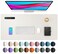 Aothia Leather Desk Pad Protector Mouse Pad Office Desk Mat NonSlip PU Leather Desk Blotter Laptop Desk Pad Waterproof Desk Writing Pad for Office and Home OffWhite315 x 157