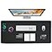 Zakia Desk Mat Wireless Charging Mouse Pad Large 32x16 Journey Desk Pad Mat with Wireless Charger Waterproof Black Leather Computer Mat with Phone Charger Mousepad NonSlip for Keyboard and Mouse