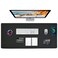 Zakia Desk Mat Wireless Charging Mouse Pad Large 32x16 Journey Desk Pad Mat with Wireless Charger Waterproof Black Leather Computer Mat with Phone Charger Mousepad NonSlip for Keyboard and Mouse