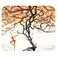 Qien BaiSei Gaming Mousepad Rectangle Mouse MatPad Office Gaming Accessory Orange Polyester