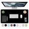 Bloss Leather Desk Pad Mouse Pad NonSlip Desk Protector Mat Leather Desk Blotter Computer Desk Pad Waterproof Desk Mat for Home Office and Decor Black 315157 Inches