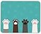 Qien BaiSei TuMeimei NonSlip Rubber Cute Animal Hands Mouse Pad