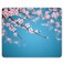 Smooffly Sakura Mouse PadLeaves and Plants Ombre Spring Japanese Sakura Flowers in Garden Park Gaming Mouse Pad