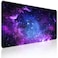Bzu Galaxy Print Extended Big Mouse Pad LargeXL Gaming Mouse Pad Desk Pad315x118inch Long Computer Keyboard Mouse Mat Mousepad with 3mm NonSlip Base and Stitched Edge for Home Office Work