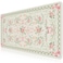 HAOCOO Cute Floral Desk Mat Large Waterproof Mouse Pad Girly Desk Matt for Desktop 354 x 157 NonSlip Keyboard Pad Computer Mat with Stitched Edge Office Decor Home Desk Accessories Green