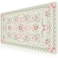 HAOCOO Cute Floral Desk Mat Large Waterproof Mouse Pad Girly Desk Matt for Desktop 354 x 157 NonSlip Keyboard Pad Computer Mat with Stitched Edge Office Decor Home Desk Accessories Green