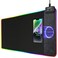 wireless future charger Gaming Mouse Pad Wireless Charging Mouse Pad Gaming 315x118 Large RGB Desk Mat for LaptopComputerKeyboard 9 Light Modes Waterproof Smooth Surface NonSlip Base Black