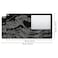 iCasso Mousepad Gaming Mouse Pad XXL Large Desk Mat Big Rubber Base Mouse Mat with Stitched Edges Computer Keyboard Desk Pad for Work Game Office Home Black Wave of Kanagawa