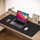 Boutilon Leather Desk Pad ProtectorNonSlip Mouse PadLaptop Desk PadOffice Mouse MatWaterproof Leather Desk BlotterDesk Writing Pad for Office and HomeLaptop Blotter SBlack24x 14