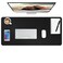 Boutilon Leather Desk Pad ProtectorNonSlip Mouse PadLaptop Desk PadOffice Mouse MatWaterproof Leather Desk BlotterDesk Writing Pad for Office and HomeLaptop Blotter SBlack24x 14