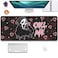 XCDZLNDL Call Me Mouse Pad Ghostface Desk PatMouse Mat Large Desk Mat for DesktopStitched Edges NonSlip Waterproof Rubber Base Mous Mat for Office Computer Keyboard Laptop and Home275X118 in