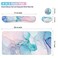 WB WEIRDBEAST Large Mouse Pad Desk Dad 4in1 Keyboard Wrist Rest Pad Wrist Support Mouse pad Set Extended Desk Pad Waterproof Desk Mat for Home Office Study GameBlue Marble