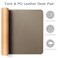 Aothia DualSided Desk Mat Leather Cork Desk Protector Large Mouse Pad Writing Pad for OfficeHome Coffee 256x137