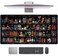 TENG DA QING Desk Mat Forest Library Book Mouse Pad Big Desk Pad XXL Extended Gaming Large Mouse Pad for Desk Rubber Base Mousepad with Stitched Edges Keyboard Mouse Mat for Work Game Office Home 315x