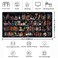 TENG DA QING Desk Mat Forest Library Book Mouse Pad Big Desk Pad XXL Extended Gaming Large Mouse Pad for Desk Rubber Base Mousepad with Stitched Edges Keyboard Mouse Mat for Work Game Office Home 315x