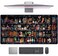 TENG DA QING Desk Mat Forest Library Book Mouse Pad Big Desk Pad XXL Extended Gaming Large Mouse Pad for Desk Rubber Base Mousepad with Stitched Edges Keyboard Mouse Mat for Work Game Office Home 315x