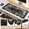 iCasso Desk Matt for Desktop Black Desk Mat Cute Desk Pad Mat XXL Large Mouse Pad for Desk AntiSlip Big Mousepad with Stitched Edges Keyboard Pad Mouse Mat for ComputerBlack