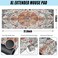 Gnhkmw Large Gaming Mouse Pad for DeskBoho Carpet Style Desk Mat for DesktopBoho Rug Desk Pad Extended Big Computer Keyboard Mouse Pad with NonSlip Base and Stitched Edges 315x118