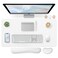Bloss Leather Desk Pad and Keyboard Wrist Rest Large Mouse Pad Keyboard PadMouse Wrist Support NonSlip Desk Mat Protector for Office Home315157 InchesWhite