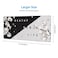 Brecoy Extended Gaming Mouse Pad Large Gaming Mouse Waterproof with Stitched Edges NonSlip Desktop Pad for Home and Office Level Up Your 315x118 Inch Black and White Life