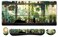 ToLuLu Extended Gaming Mouse Pad Memory Foam Ergonomic Keyboard Mouse Wrist Rest Support Set Large Desk Mat with Stitched Edges NonSlip Base Mousepad Home Office Cute Green Japanese Kawaii Cat