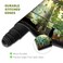 ToLuLu Extended Gaming Mouse Pad Memory Foam Ergonomic Keyboard Mouse Wrist Rest Support Set Large Desk Mat with Stitched Edges NonSlip Base Mousepad Home Office Cute Green Japanese Kawaii Cat