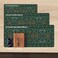 iCasso Desk Mat for Keyboard and Mouse Large Mouse Pad Desk Pad Mat AntiSlip Big Mousepad with Stitched Edges for Computer DesktopDeep Green