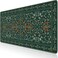 iCasso Desk Mat for Keyboard and Mouse Large Mouse Pad Desk Pad Mat AntiSlip Big Mousepad with Stitched Edges for Computer DesktopDeep Green