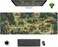 DCJJM Retro Brown Green Desk Mat XL Large Gaming Green Forest Pixel Mouse Pad NonSlip Rubber Base Mousepad Keyboard Mouse Mat Laptop Computer Mat with Stitched Edges Office Work Mat 315x118 in