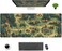 DCJJM Retro Brown Green Desk Mat XL Large Gaming Green Forest Pixel Mouse Pad NonSlip Rubber Base Mousepad Keyboard Mouse Mat Laptop Computer Mat with Stitched Edges Office Work Mat 315x118 in