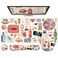 iCasso Desk Pad Mat Large Mouse Pad and Keyboard Wrist Rest Set Desk Protector Mat4in1 Ergonomic Carpal Tunnel Keyboard Pad with Wrist Support for Desktop Home Office Computer