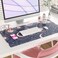 Colorful Star Starry Sky Large Mouse Pad Celestial Moon and Sun Extended Gaming Mouse Pad NonSlip Desk Mat Leather Blue Keyboard Mat for Desktop Gaming Mousepad Accessories 315x157