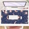 Colorful Star Starry Sky Large Mouse Pad Celestial Moon and Sun Extended Gaming Mouse Pad NonSlip Desk Mat Leather Blue Keyboard Mat for Desktop Gaming Mousepad Accessories 315x157