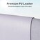 Aothia Large PU Leather Desk Pad Protector NonSlip Mouse Pad Writing Mat for OfficeHome Waterproof Easy to Clean Soft Lavender 236 x 137
