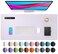 Aothia Large PU Leather Desk Pad Protector NonSlip Mouse Pad Writing Mat for OfficeHome Waterproof Easy to Clean Soft Lavender 236 x 137