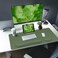 Bloss Keyboard Wrist Rest Mouse Wrist Rest Leather Desk Mat NonSlip Desk Mat Protector for Office Home315157 InchesOlive Green