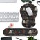 Mechanical Cattle Ghost Book Mousepad with Wrist Rest Halloween Computer Keyboard Mouse Pad Black Cute Mouse Pad with Wrist Rest for Computer Keyboard 2 In1 Mousepad with Wrist Support Easy TypingReli