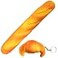 PG6 Soft Toast Bread Baguette Shape AntiSkid Keyboard Wrist Rest Support Mouse Wrist Support for OfficeComputerLaptop MacSlow Bounces Back Foam for Easy Typing Pain Relief