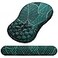 Laokiiy Mouse Pad Wrist Support 2 in1 Keyboard Wrist Rest Ergonomic Mouse Pad NonSlip Wrist Rest for Computer Keyboard Made Easy Typing Relieve Wrist PainBanana Leaf Green