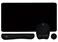 WB WEIRDBEAST Keyboard Wrist Rest Large Mouse Pad Wrist Support for Computer 4 in 1 Memory Foam Keyboard Pad Desk Mat Ergonomic Hand Rest Wrist Cushion for Home Office GamingBlack