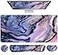 LATEEFAH Desk Mat Mouse Pad with Wrist Rest 4in1 Large Mouse Pads for Desk Ergonomic Mouse Pad and Keyboard Wrist Rest Gaming Keyboard Mat for Office Home