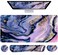 LATEEFAH Desk Mat Mouse Pad with Wrist Rest 4in1 Large Mouse Pads for Desk Ergonomic Mouse Pad and Keyboard Wrist Rest Gaming Keyboard Mat for Office Home