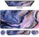 LATEEFAH Desk Mat Mouse Pad with Wrist Rest 4in1 Large Mouse Pads for Desk Ergonomic Mouse Pad and Keyboard Wrist Rest Gaming Keyboard Mat for Office Home