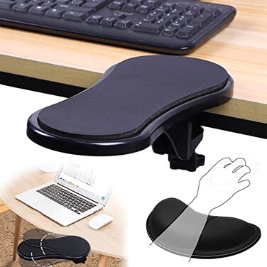 BieFuDan Armrest SupportKeyboard Wrist Rest Padwith Mouse Wrist Cushion Support for Office Adjustable Wrist Rest ExtenderWrist Support Pads for Keyboard and Mouse Ergonomic Design Arm Rest Pad