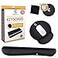 CushionCare 4pc Wrist Rests for Keyboard and Mouse Pad Set Memory Foam Cushion Black Ergonomic Wrists Hand Arm Rest Support for Laptop Computer Desk and Gaming Carpal Tunnel Syndrome Relief