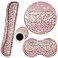 Yuxcfhjfe Ergonomic Mouse Pad with Wrist Support Set and Keyboard Wrist Rest Set for Laptop Gaming and Office Durable Comfortable and Pain Relief Coaster Proverbs 3125Bible Verse Pink Glitter