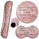 Yuxcfhjfe Ergonomic Mouse Pad with Wrist Support Set and Keyboard Wrist Rest Set for Laptop Gaming and Office Durable Comfortable and Pain Relief Coaster Proverbs 3125Bible Verse Pink Glitter