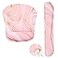 Yunoble Memory Foam Ergonomic Keyboard Wrist Rest Pad and Mouse Wrist Rest Support Mouse Pad Set for Office Gaming Easy TypingPink Fluid