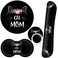FDHHKJUKO Keyboard Wrist Rest Mouse Pad Mouse Wrist Rest Support Set Coaster Ergonomic Memory Foam4Pcs Keyboard Mouse Pad Set for Computer Home Office Cat Mom Floral Design