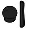 Dapesuom Keyboard Wrist Rest and Mouse Pad with Wrist Support Memory Foam Cushion for Keyboard and Mouse Set Ergonomic Desktop Pad Rests with Non Slip Base for Easy Typing Pain Relief Jet Black